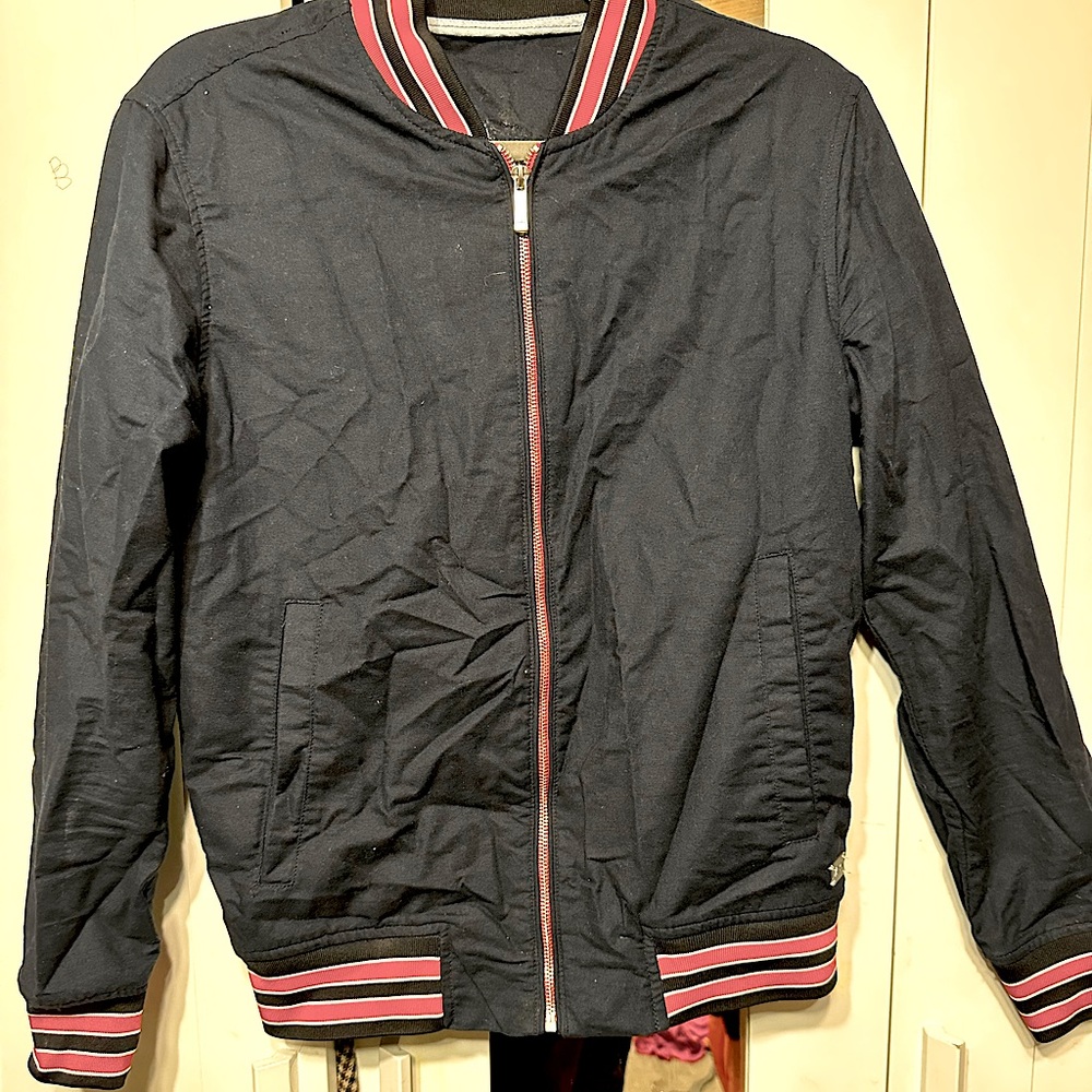 Zara lightweight cotton bomber jacket